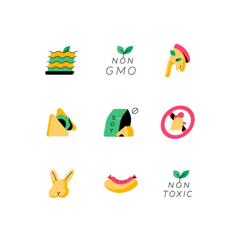 Vegan Icons Icons