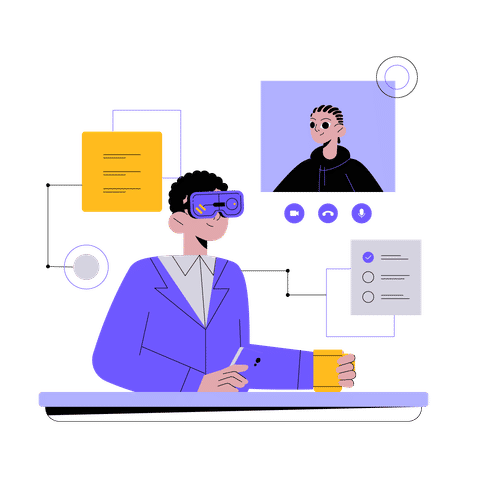 VR Technology Illustrations Illustrations