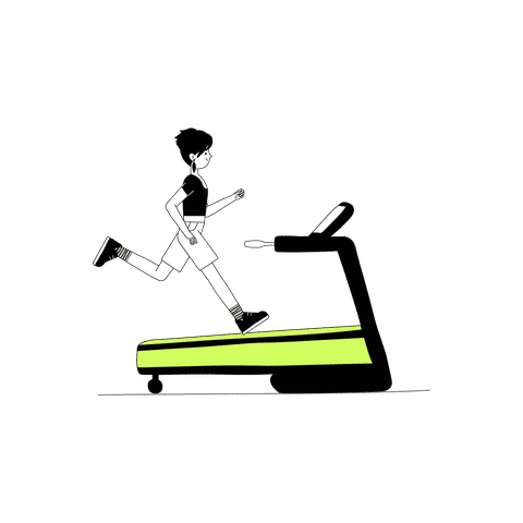 Gym and Fitness Illustrations Animated Illustrations