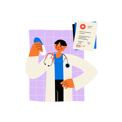 Medical & Wellness Illustrations Animated Illustrations