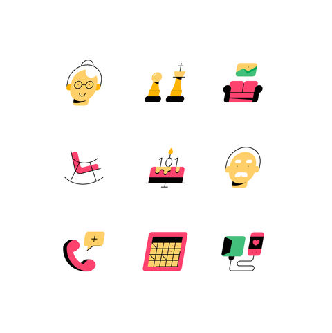 Nursing Home Icons Icons