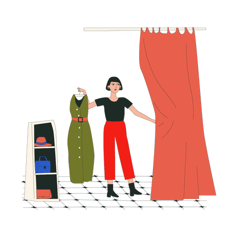 Clothing Shop Illustrations Illustrations
