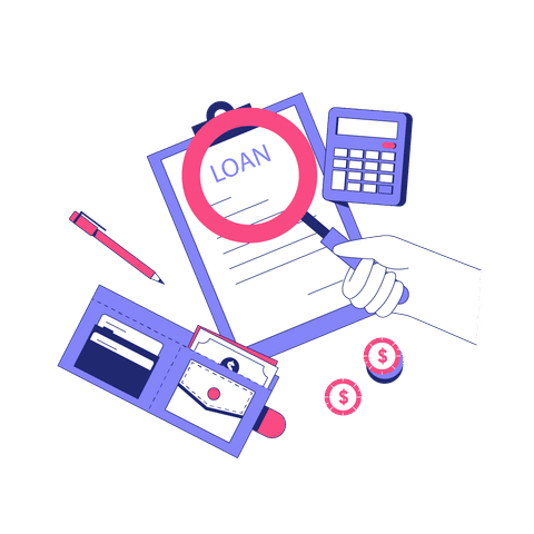 Loan Services Illustrations Animated Illustrations