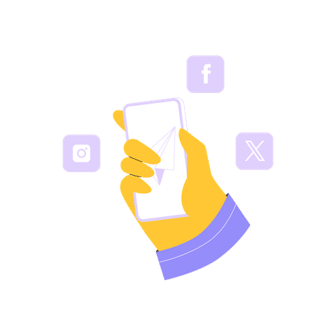 Social Marketing Illustrations Illustrations