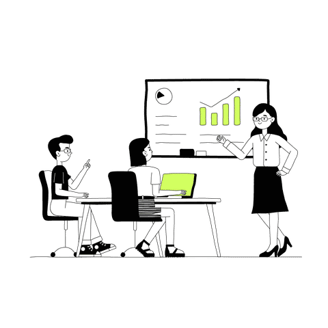 Business Administration Illustrations Animated Illustrations