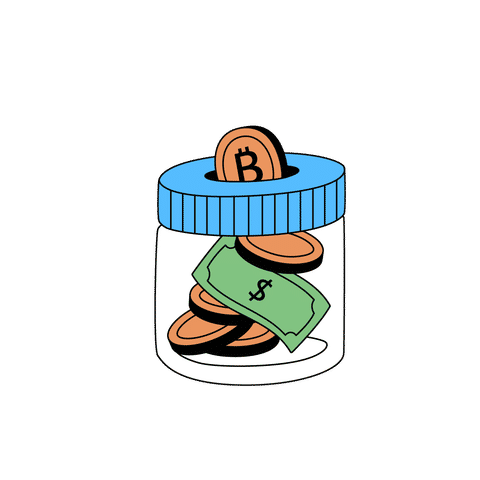 Crypto Token Illustrations Illustrations