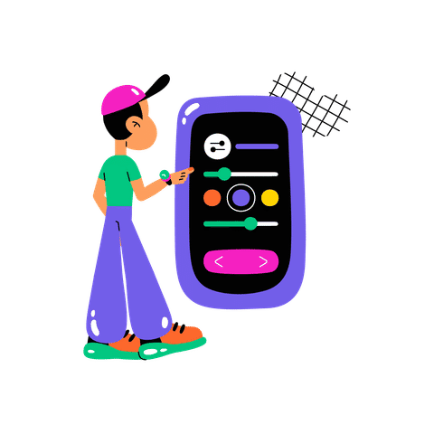 Dynamic UI Illustrations Illustrations