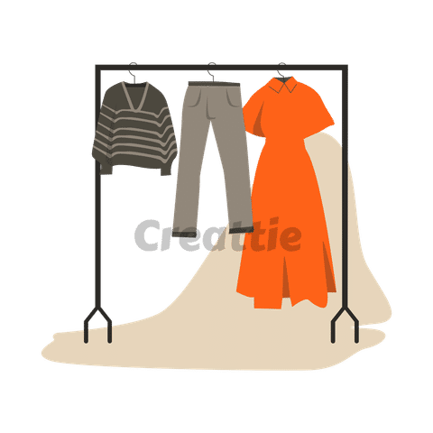 Download Clothing Rack animation in Lottie JSON