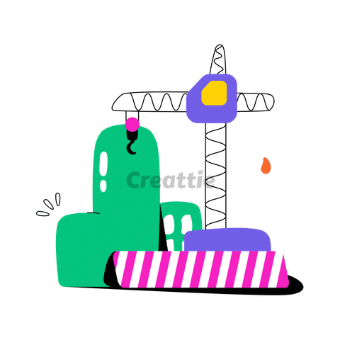 Download Construction Zone animation in Lottie JSON