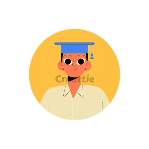 Download Graduating Student animation in Lottie JSON