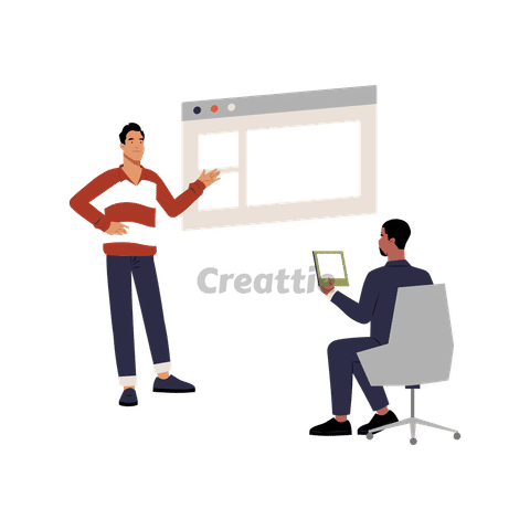Download Business Meeting animation in Lottie JSON