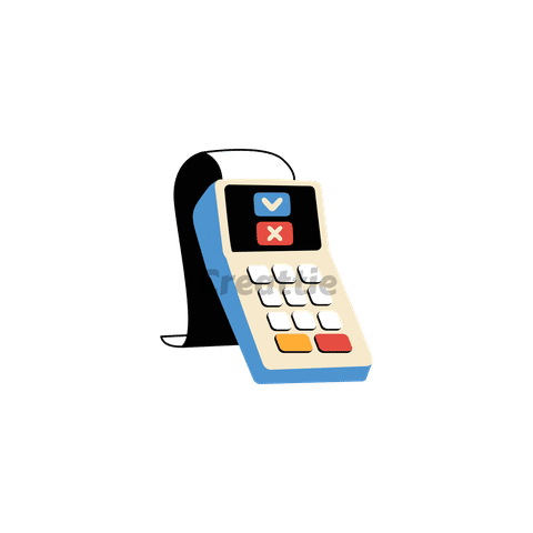 Download POS Machine animation in Lottie JSON