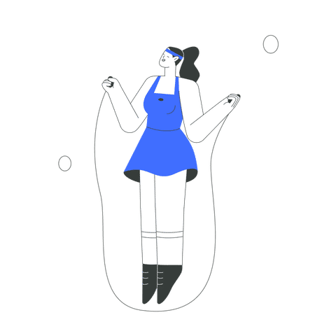 Download Skipping Rope animation in Lottie JSON