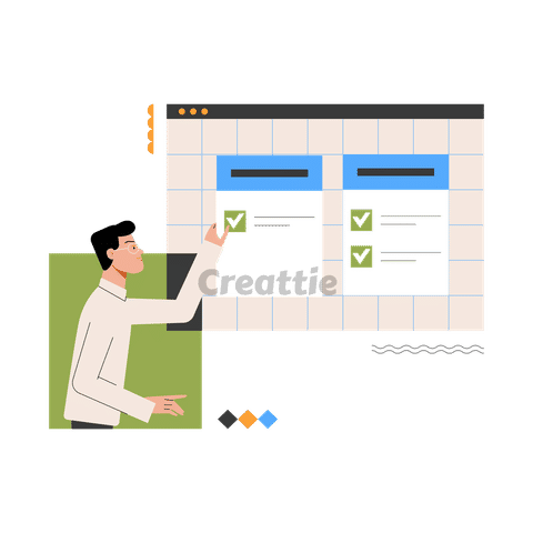 Download Task Allocation animation in Lottie JSON