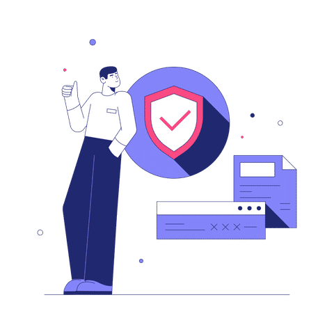 Download Cyber Protection animation in Lottie JSON