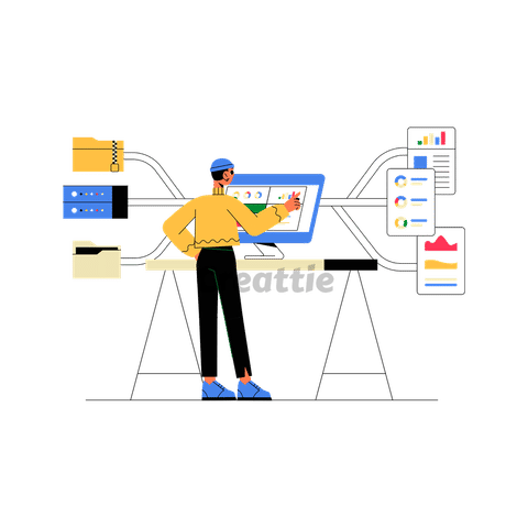Download Data Extraction animation in Lottie JSON