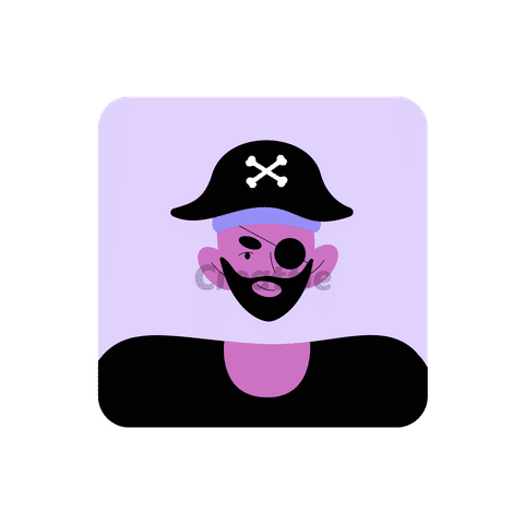 Download Pirate animation in Lottie JSON
