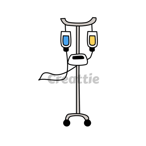 Download IV Therapy Setup animation in Lottie JSON