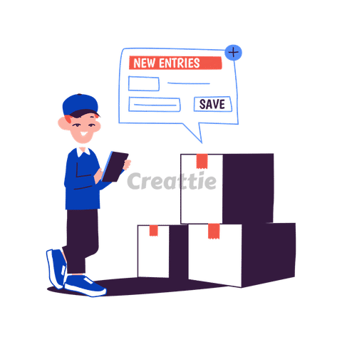 Download Warehouse Inventory animation in Lottie JSON