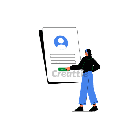 Download Log In animation in Lottie JSON