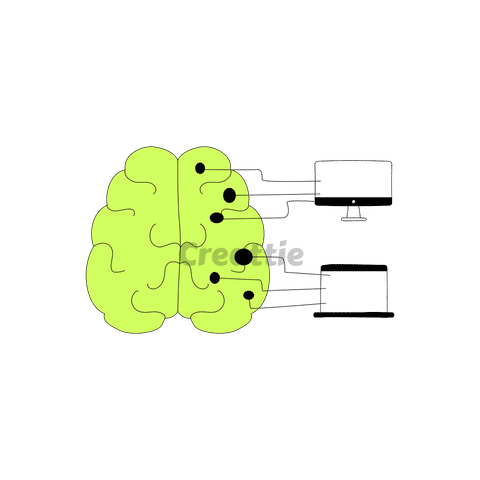 Download Computer Brain Illustration in SVG & PNG
