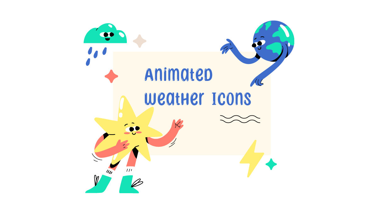 15 Most Downloaded Animated Weather Icons & Use Cases