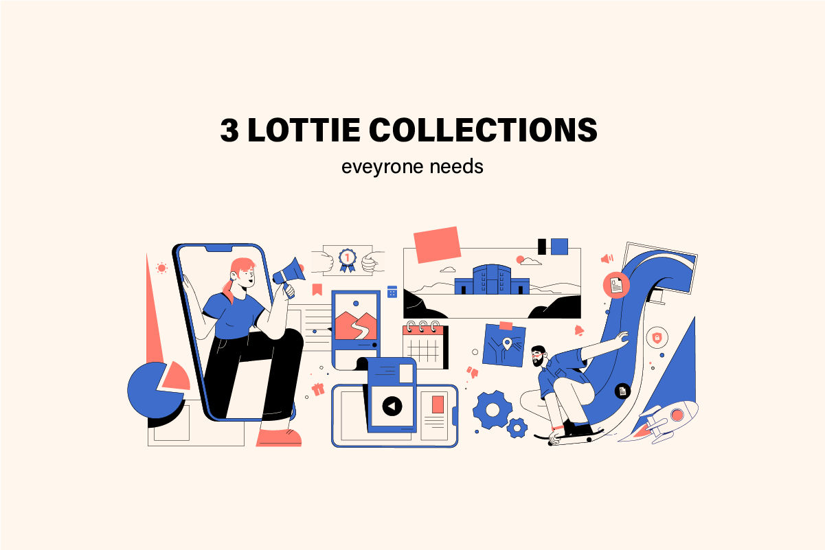 3 Lottie Animation Collections Everyone Needs