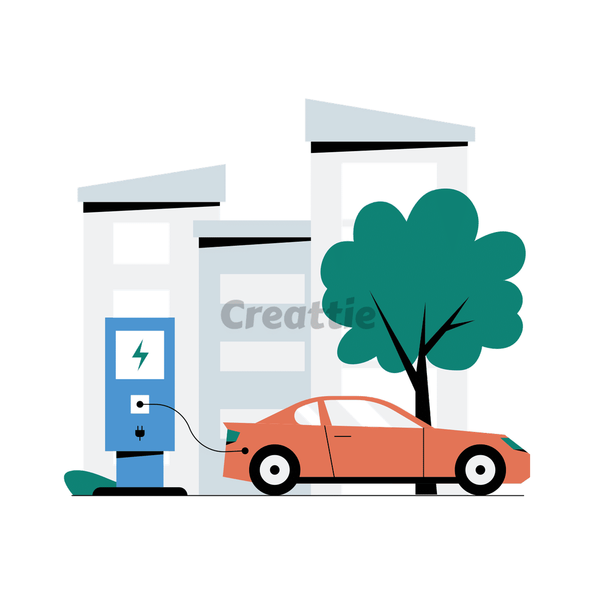 Download Electric Recharge animation in Lottie JSON