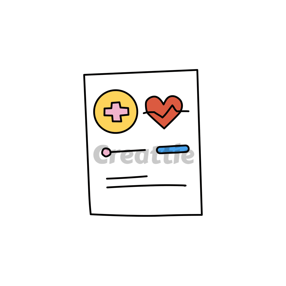 Download Medical Report animation in Lottie JSON