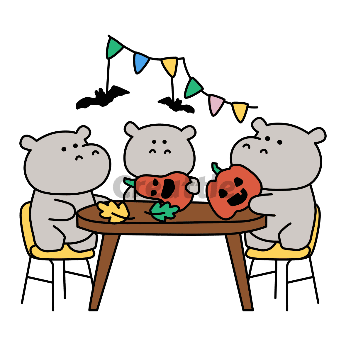 Download Pumpkin Carving animation in Lottie JSON