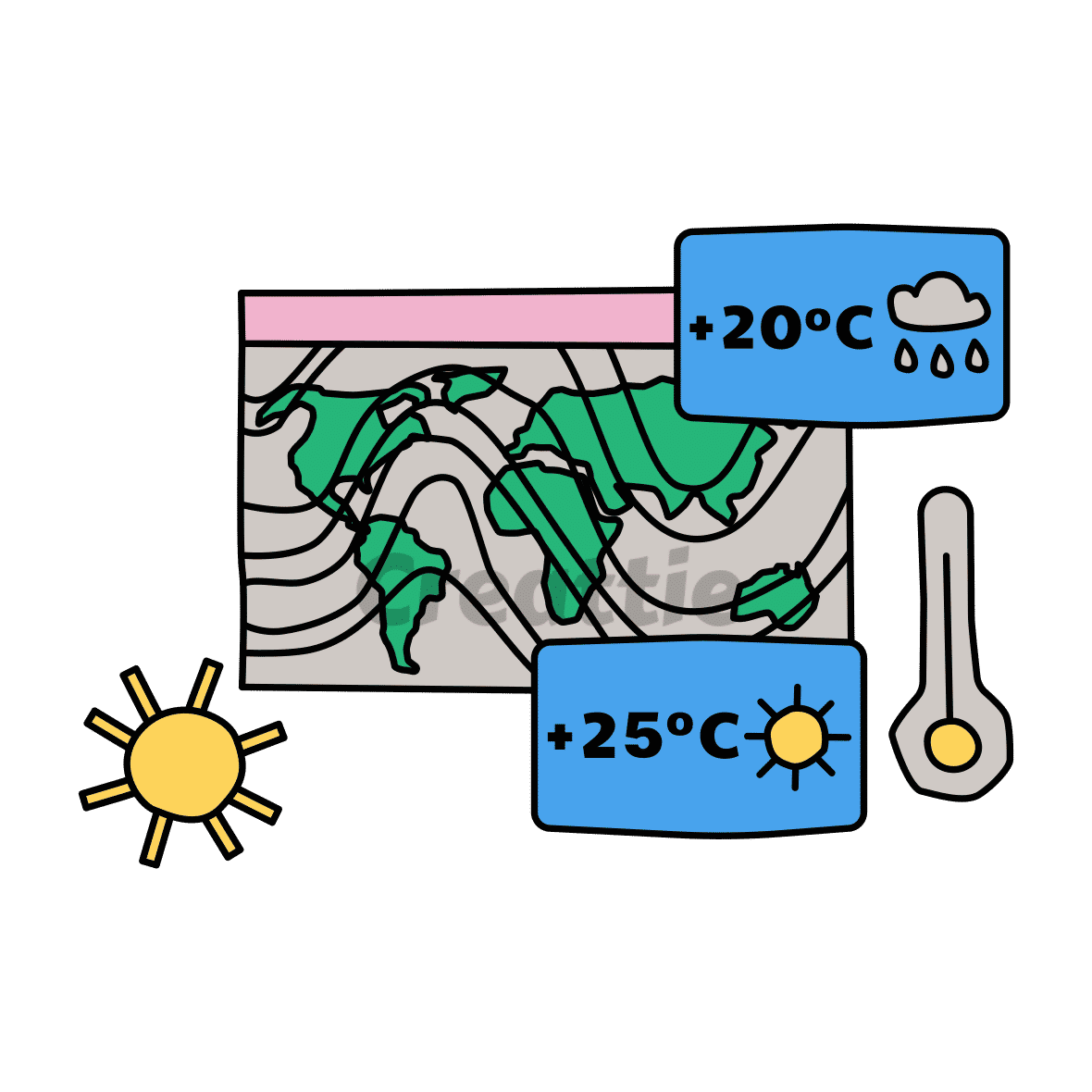 Download Weather Forecast animation in Lottie JSON