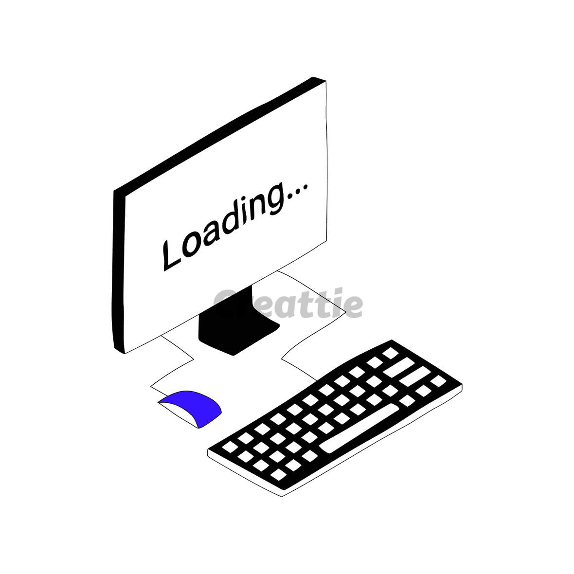 Download Loading Screen Illustration in SVG & PNG