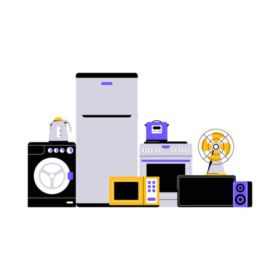 Home Appliances Illustrations Illustrations