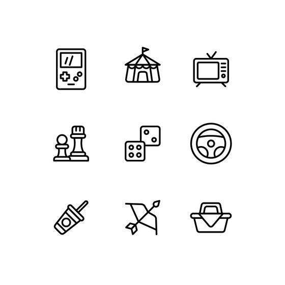 Entertainment Icons Icons