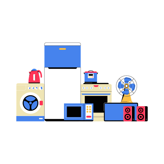 Home Appliances Illustrations Illustrations