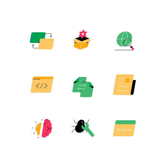 Web Development Icons Icons