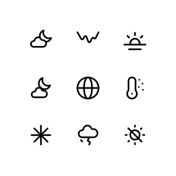 Weather Icons Animated Icons