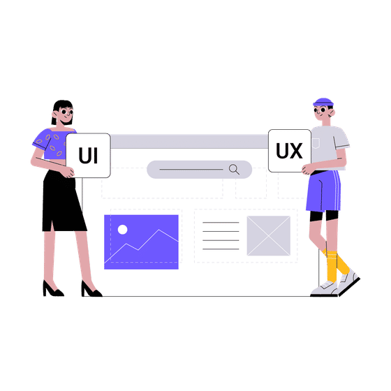 UI & UX Design Illustrations Illustrations