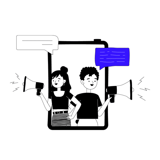 Influencing & Content Creating Illustrations Illustrations