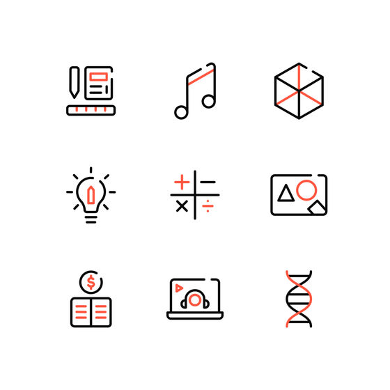 Online Education Icons Animated Icons