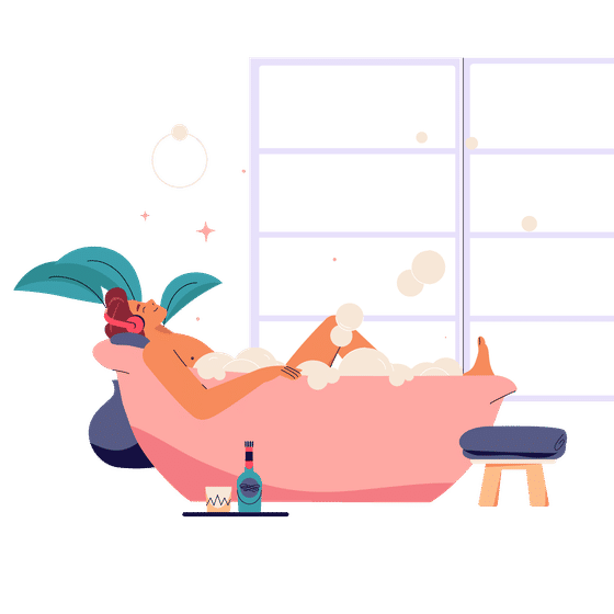 Self Care Animated Illustrations