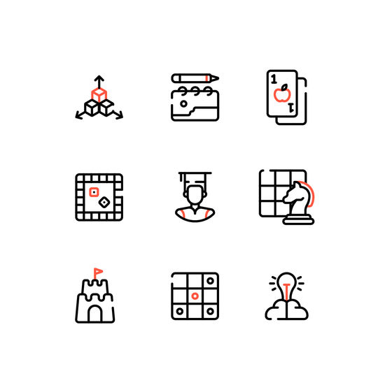 Edutainment Icons Icons