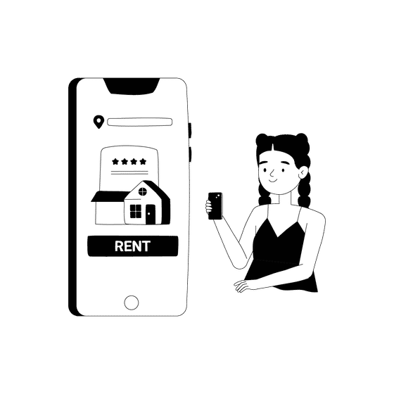 Online Rent Illustrations Illustrations
