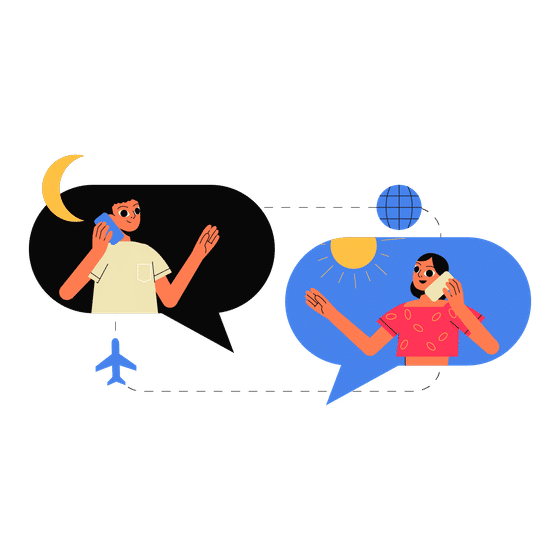 Communication Illustrations Animated Illustrations