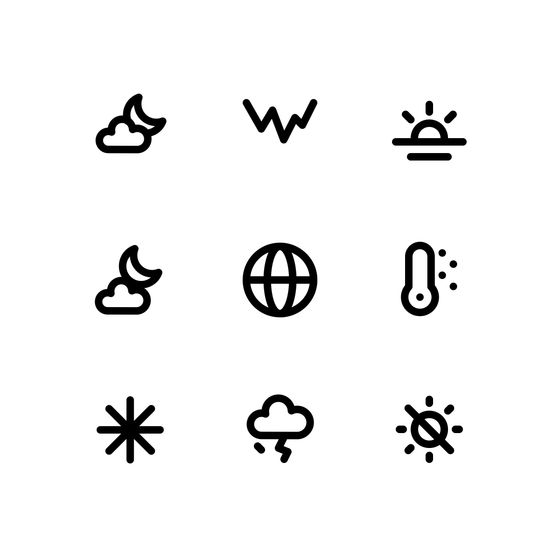 Weather Icons Icons