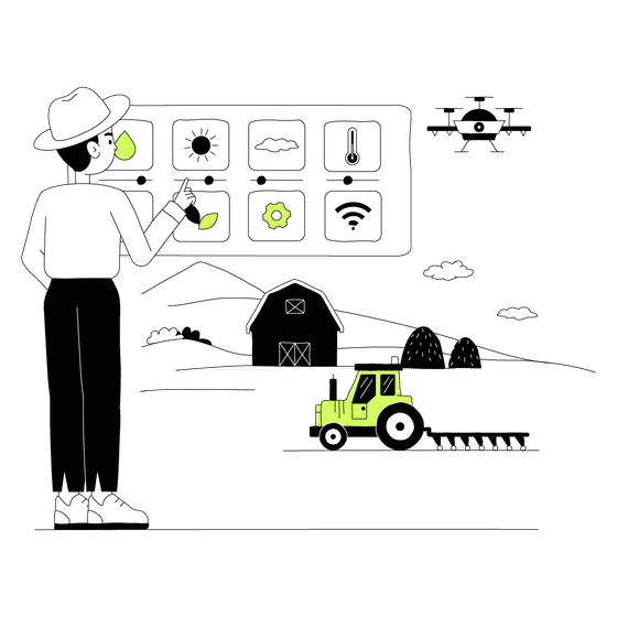Smart Farming Illustrations Illustrations