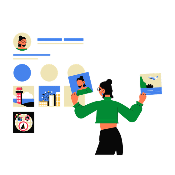 Social Media and Communication Illustrations Animated Illustrations