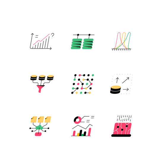 Data Science Icons Icons