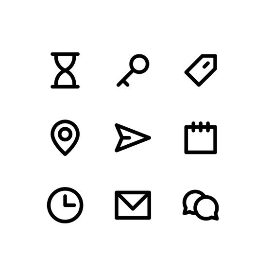Work Office System Icons Animated Icons