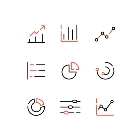 Chart Icons Animated Icons